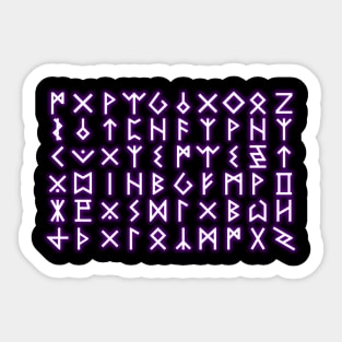 Sumireko's Cape Runes Sticker